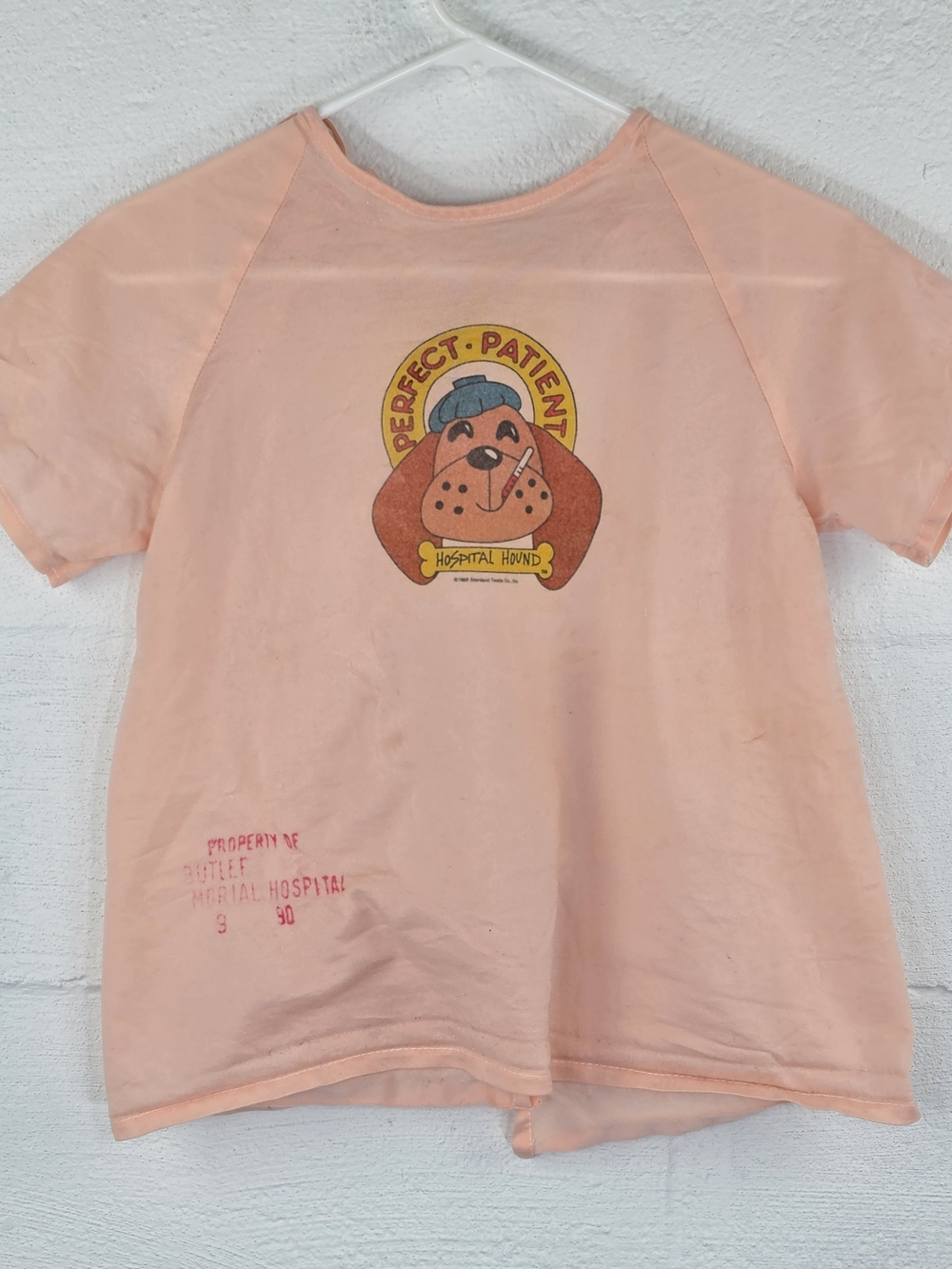 Perfect Patient Hospital Hound Vintage 80's Kid's Hospital Gown